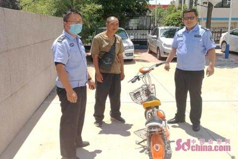 山東：電動車上牌顯“神威” 車主還未報案民警已將被盜車追回