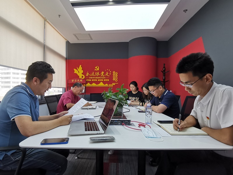 法宣在線黨支部組織召開黨史學(xué)習(xí)教育專題組織生活會(huì)